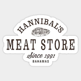 Hannibal's Meat Store by Buck Tee Sticker